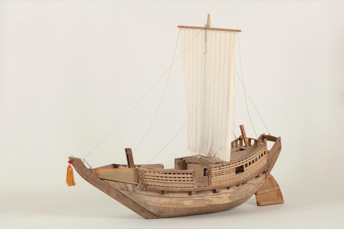 写真06：Model of Japanese boat